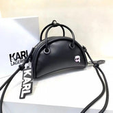Karl Lagerfeld Iconic Black Small Crossbody Sling Bag With OG Box & Dust Bag K660 Black